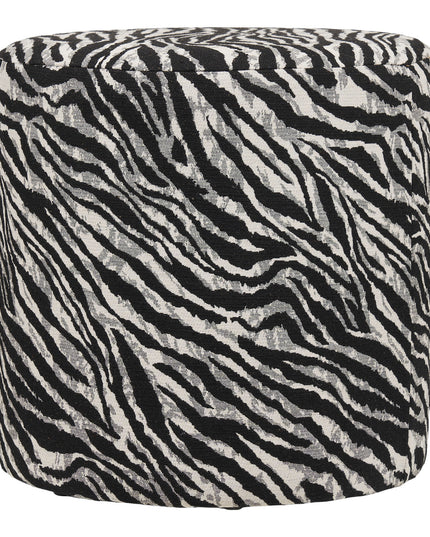 Zebra rahi, jacquard, musta/valkoinen
