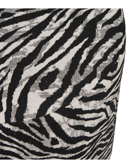 Zebra rahi, jacquard, musta/valkoinen