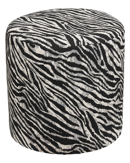 Zebra rahi, jacquard, musta/valkoinen