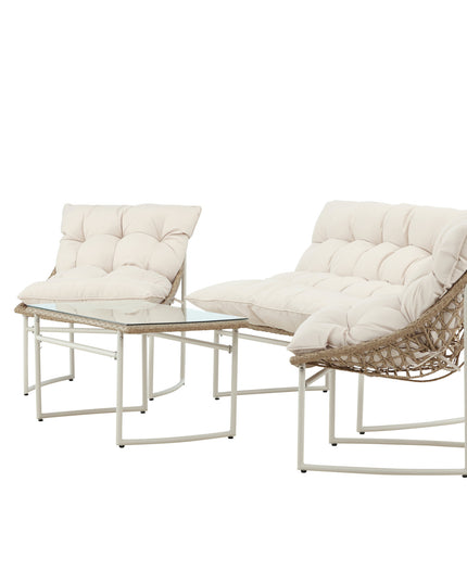 Tina sohvaryhmä ulkokäyttöön - beige / beige