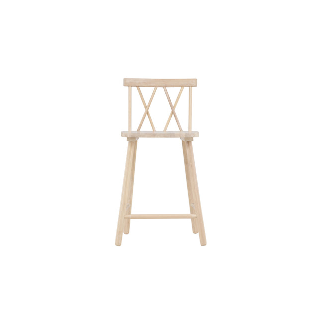 Mollöström Bar Chair 2-pack - Whitewash / Wood