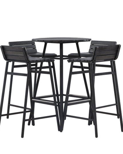 Mexico baariryhmä ulkokäyttöön - Musta / Musta akaasia