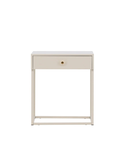 Bakal yöpöytä - beige / beige - KalusteDuo_Huonekaluliike_Pöytä