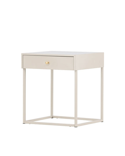 Bakal yöpöytä - beige / beige - KalusteDuo_Huonekaluliike_Pöytä