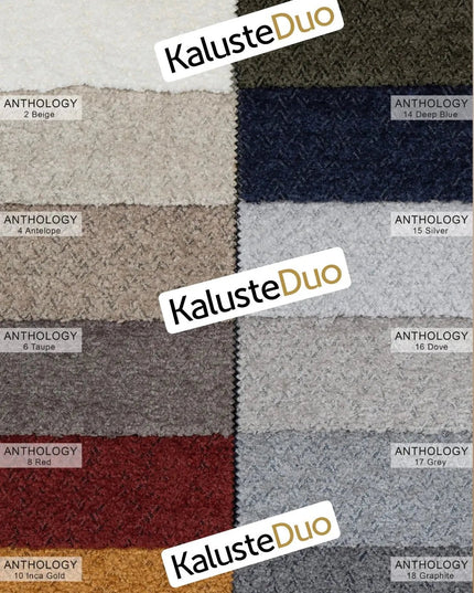 Besso XL 3 istuttava - kaareva sohva teddy kankaalla - KalusteDuo_Huonekaluliike_Sohva