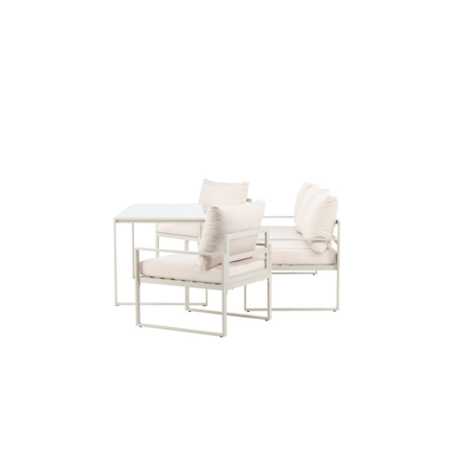 Catania sohvaryhmä - beige/beige - KalusteDuo_Huonekaluliike_Oleskeluryhmä ulkokäyttöön
