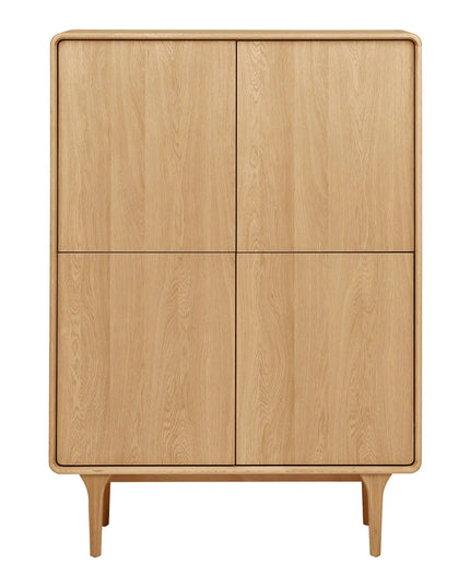 Darwin Kaappi — Tammi, 100 x 40 x 140 cm - KalusteDuo_Huonekaluliike_Kaappi