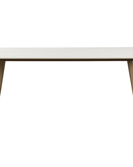Estelle ruokapöytä 200*90 - beige/beige marmorinvärinen - KalusteDuo_Huonekaluliike_Ruokapöytä