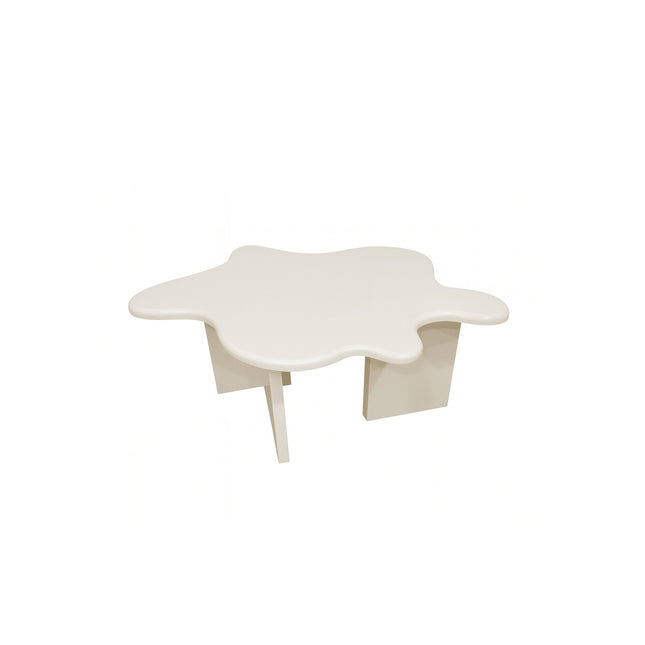 Flower sohvapöytä 115x76x40 cm - MDF beige maalaus FSC 100% - KalusteDuo_Huonekaluliike_Pöytä