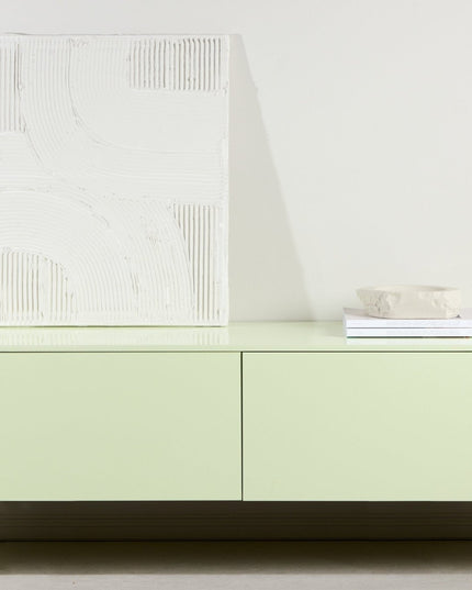 Frihamn laatikosto 160x45x35 cm - MDF / kiiltävä vihreä - KalusteDuo_Huonekaluliike_Säilytyskaluste