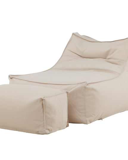 Redang Relaxbag with Ottoman - Beige