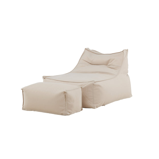Redang Relaxbag with Ottoman - Beige
