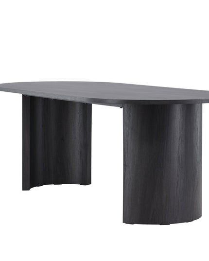 Grundsund ruokapöytä 100x220 - musta / FSC 100% - KalusteDuo_Huonekaluliike_Ruokapöytä
