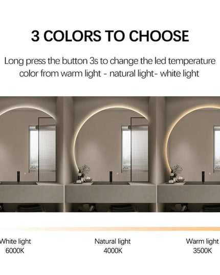 Haven LED vasen ‑seinäpeili 120 cm - KalusteDuo_Huonekaluliike_seinäpeili