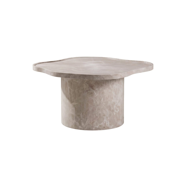 Ilse sohvapöytä - beige marmorinvärinen / MDF ja 3D-paperi - KalusteDuo_Huonekaluliike_Pöytä