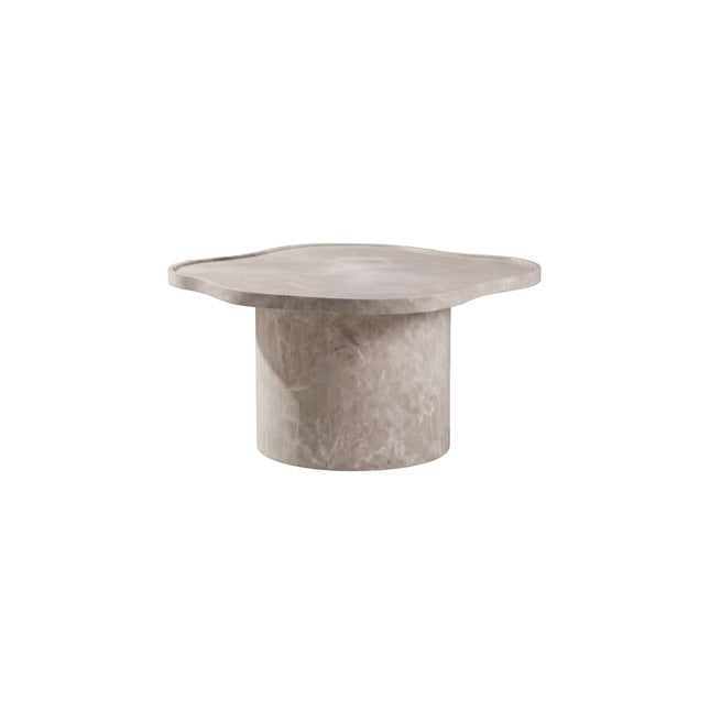 Ilse sohvapöytä - beige marmorinvärinen / MDF ja 3D-paperi - KalusteDuo_Huonekaluliike_Pöytä
