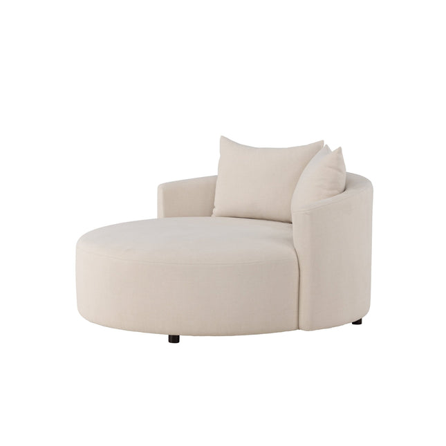 Kelso sohva ⌀150 - beige pellava - KalusteDuo_Huonekaluliike_Sohva