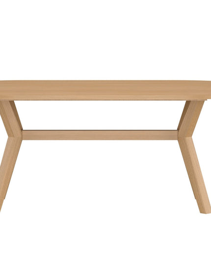 Kenya soikea ruokapöytä 200x100x75 cm - luonnonvärinen tiikki - KalusteDuo_Huonekaluliike_Ruokapöytä ulkokäyttöön