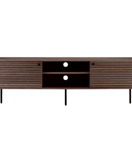 Kyoto TV - taso, 150x40x50cm, tummanruskea tammiviilu - KalusteDuo_Huonekaluliike_TV - taso