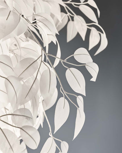 Leaf lattiavalaisin - kromi/valkoinen - #KalusteDuo_#Huonekaluliike_Lattiavalaisin