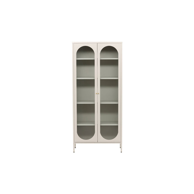 Lima vitriinikaappi - beige - #KalusteDuo_#Huonekaluliike_Vitriini