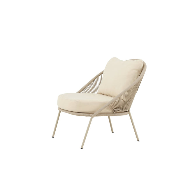 Lindos lepotuoli Beige/Beige - KalusteDuo_Huonekaluliike_Nojatuoli ulkokäyttöön