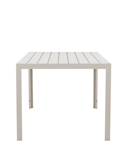 Mirko ruokapöytä 205x90x74 - beige / beige - KalusteDuo_Huonekaluliike_Ruokapöytä ulkokäyttöön