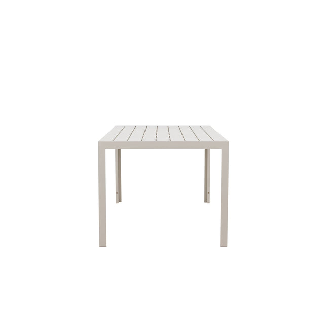 Mirko ruokapöytä 205x90x74 - beige / beige - KalusteDuo_Huonekaluliike_Ruokapöytä ulkokäyttöön
