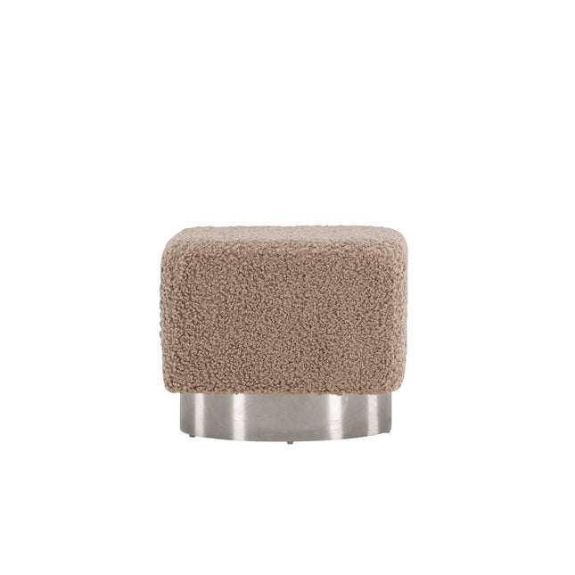 Newton rahi/pouf - Hopea / Beige teddy - KalusteDuo_Huonekaluliike_Rahi