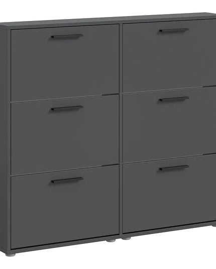 Nook kenkäkaappi 116 cm – antrasiitti - KalusteDuo_Huonekaluliike_kenkäkaappi