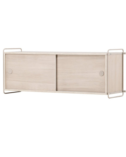Paris seinäkaappi 121x35x48cm - valkolakattu MDF - KalusteDuo_Huonekaluliike_Säilytyskaluste