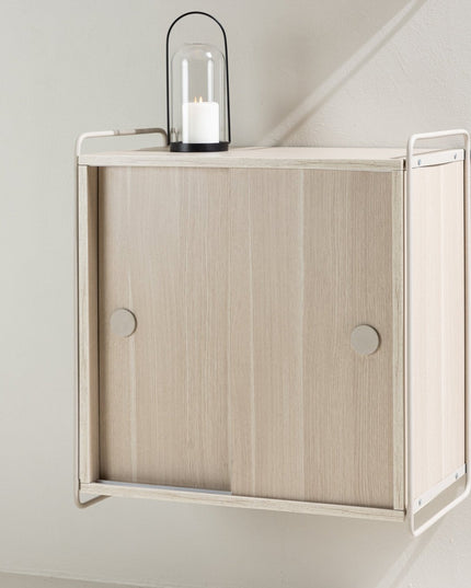 Paris seinäkaappi 61x35x67,8cm - valkolakattu MDF - KalusteDuo_Huonekaluliike_Säilytyskaluste