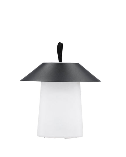 Rubu pöytävalaisin ø24*26cm - musta/valkoinen - KalusteDuo_Huonekaluliike_Valaisin ulkokäyttöön