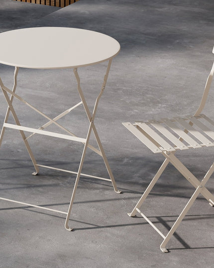 Tao kahvilaryhmä - beige / beige - KalusteDuo_Huonekaluliike_Ruokailuryhmä ulkokäyttöön