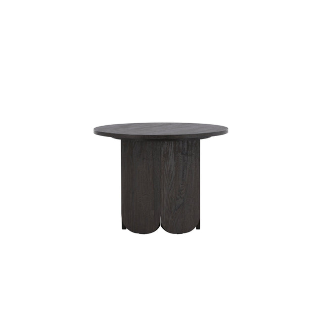 Tekla sohvapöytä ø60x45 cm - MDF ja musta 3D-paperi - KalusteDuo_Huonekaluliike_Pöytä
