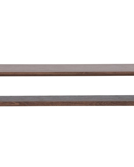 Telemarket sohvapöytä 110x50x38 cm - MDF ja mokka 3D-paperi - KalusteDuo_Huonekaluliike_Pöytä