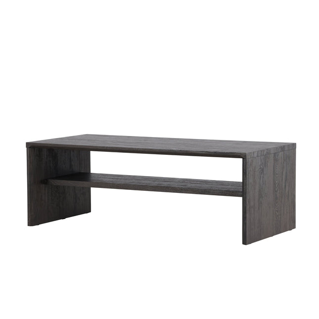Telemarket sohvapöytä 110x50x38 cm - MDF ja musta 3D-paperi - KalusteDuo_Huonekaluliike_Pöytä