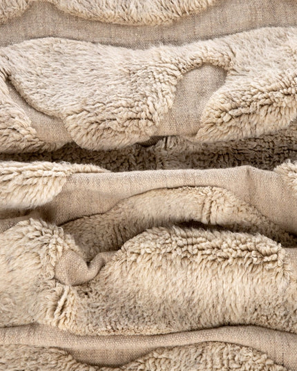 Trondheim x Josefin Lustig - matto - beige/valkoinen - villa - 400*400 - KalusteDuo_Huonekaluliike_Matto