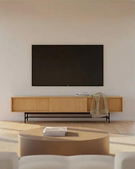 Varde TV‑taso 210 cm – tammiviilu - KalusteDuo_Huonekaluliike_TV - taso