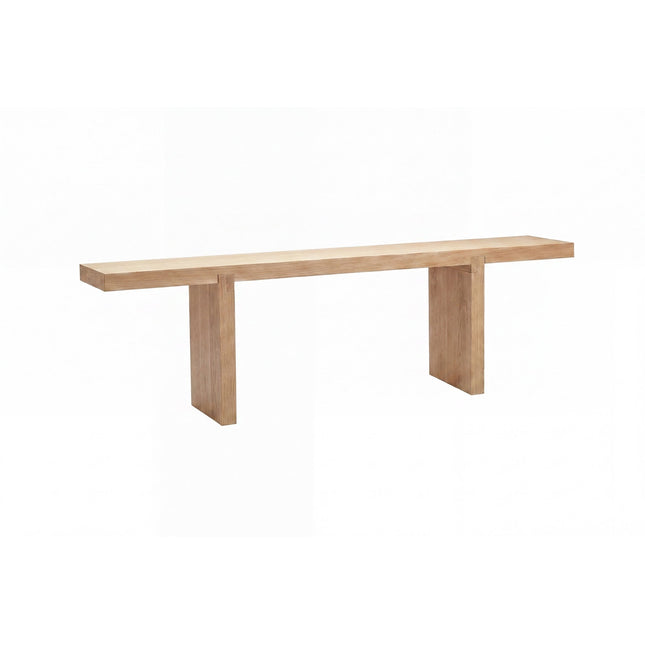 Yakunik sohvapöytä 120x38 cm- kumipuu / luonnonvärinen MDF - KalusteDuo_Huonekaluliike_Pöytä