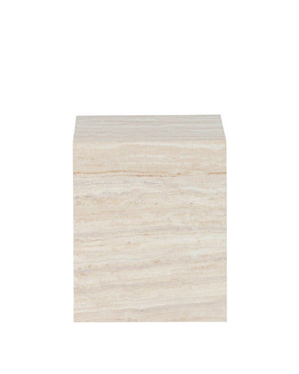 York sivupöytä 30x35x25 cm - travertiinin värinen - KalusteDuo_Huonekaluliike_Pöytä