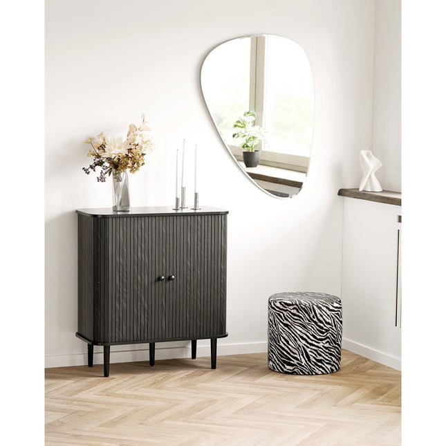 Zebra rahi, jacquard, musta/valkoinen - KalusteDuo_Huonekaluliike_rahit