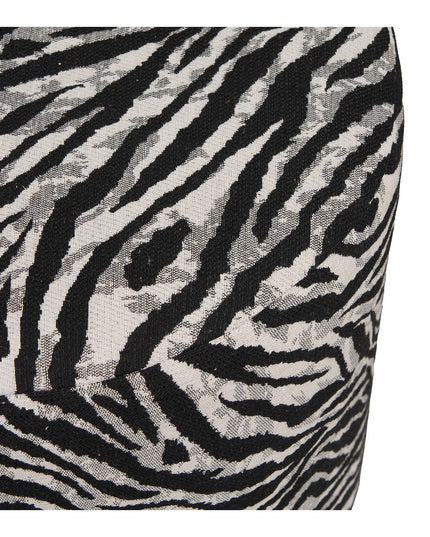 Zebra rahi, jacquard, musta/valkoinen - KalusteDuo_Huonekaluliike_rahit